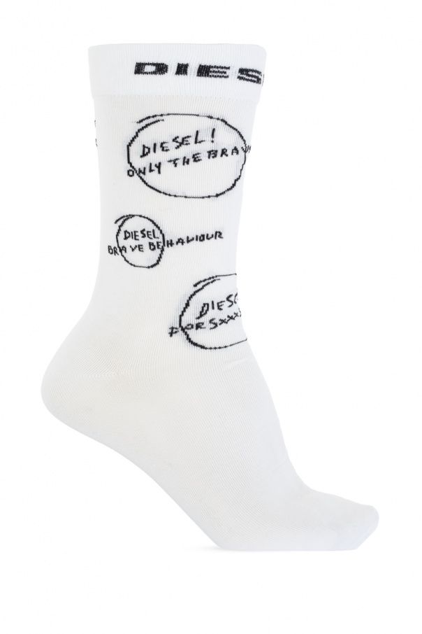 Diesel Socks with logo Men's Clothing Vitkac